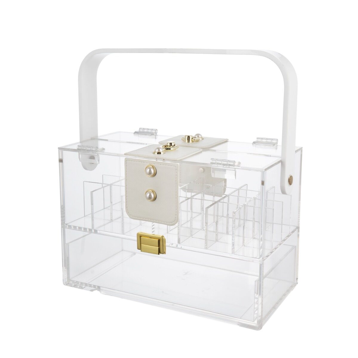 Artekko Artekko Acrylic Διάφανο Ακρυλικό Διακοσμητικό Κουτί Κοσμηματοθήκη (24x12.1x16)cm 70641