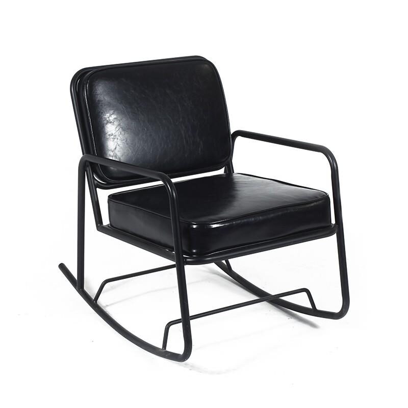 Artekko Artekko Egrem Καρέκλοπολυθρόνα Μεταλλική με Δέρμα (55x82x71)cm 717-0025