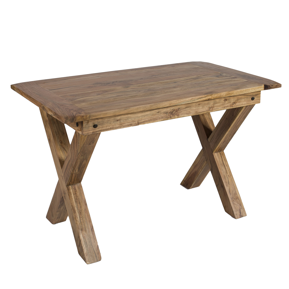 Artekko Artekko Attari Ξύλινο Τραπέζι σε Μελί Απόχρωση (120x70x75)cm 720-1306-LAP