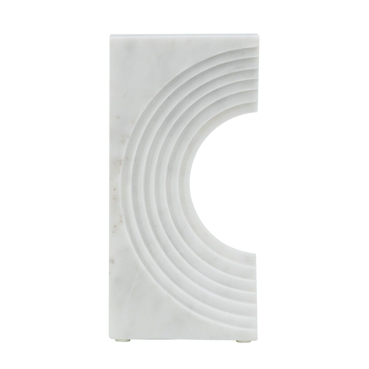 Artekko Artekko Marble Λευκό Μαρμάρινο Επιτραπέζιο Διακοσμητικό Γλυπτό (12.5x5x25)cm 72178-DS