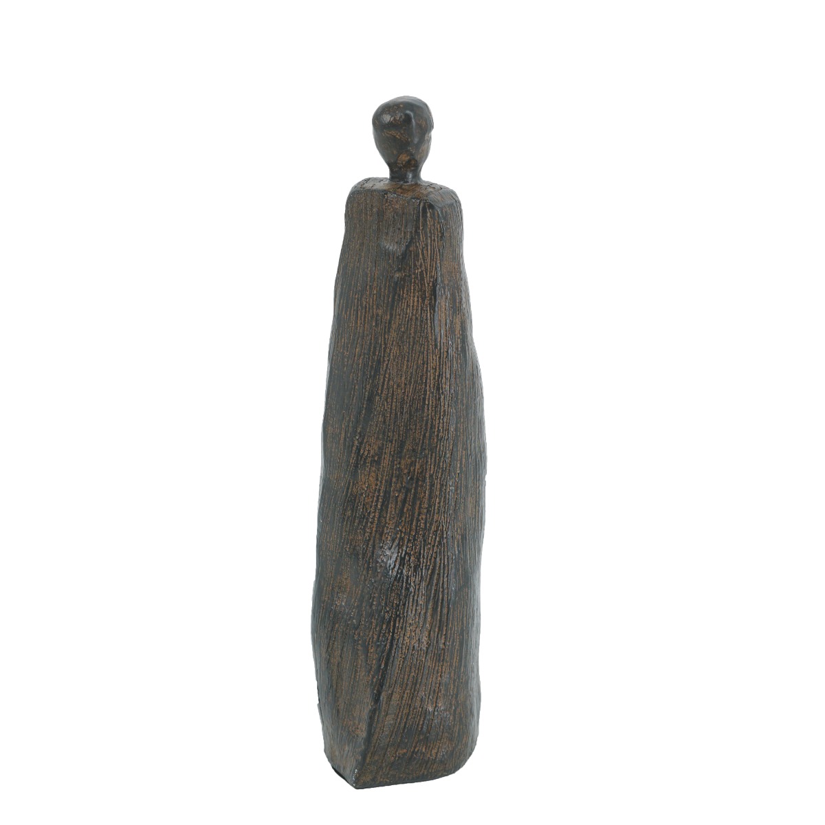 Artekko Artekko Figurine Καφέ Διακοσμητικό Γλυπτό Ανθρώπου από Ρητίνη (6.8x6.8x25)cm 72441