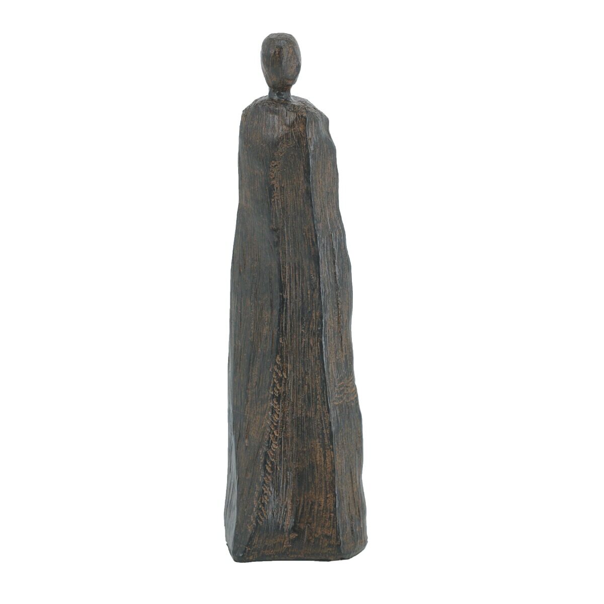 Artekko Artekko Figurine Καφέ Διακοσμητικό Γλυπτό Ανθρώπου από Ρητίνη (10x8.2x35)cm 72442