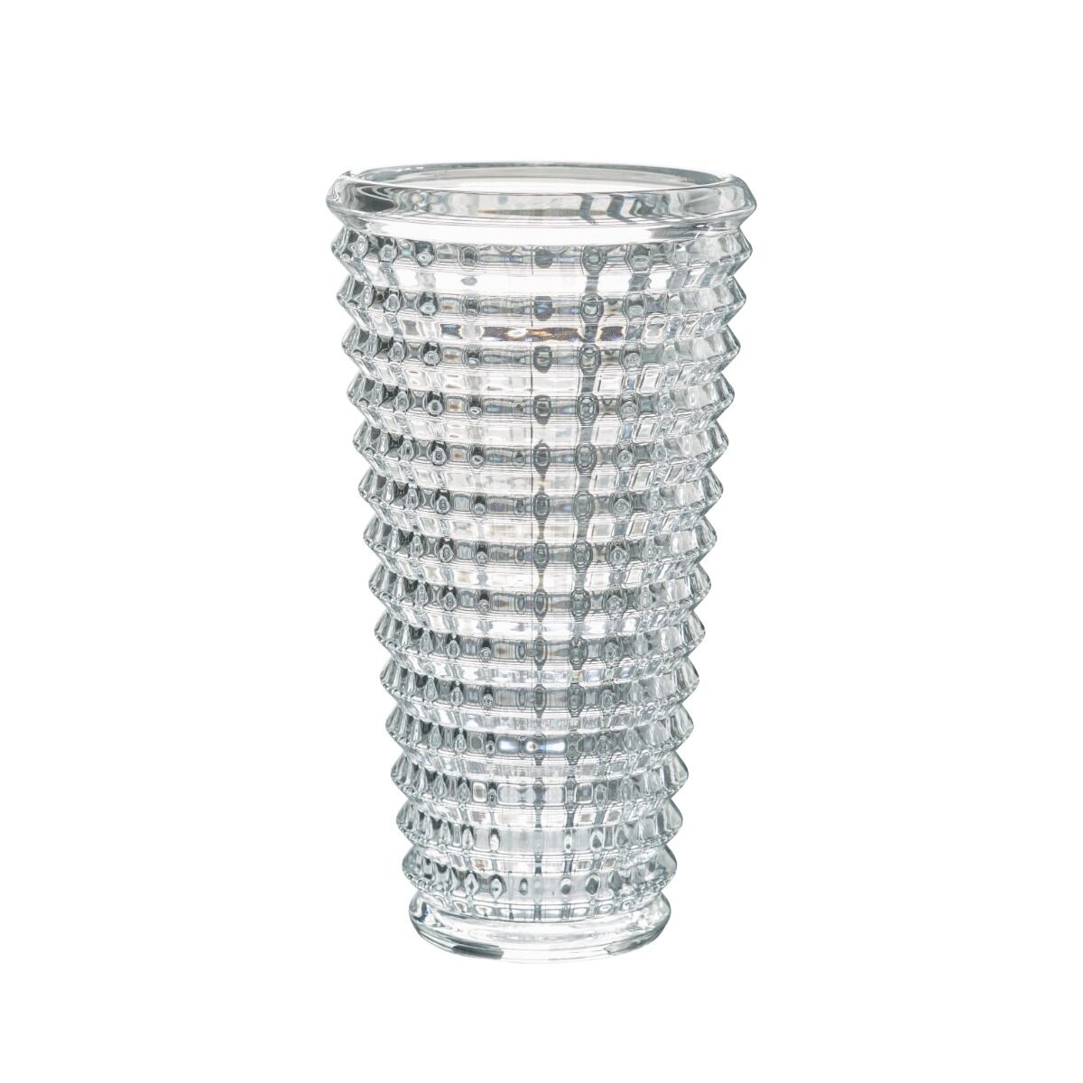 Artekko Artekko Glassy Γυάλινο Διάφανο Βάζο (12.5x12.5x22.5)cm 72445