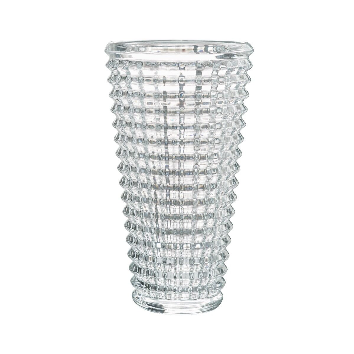 Artekko Artekko Glassy Γυάλινο Διάφανο Βάζο (15x15x27.5)cm 72446