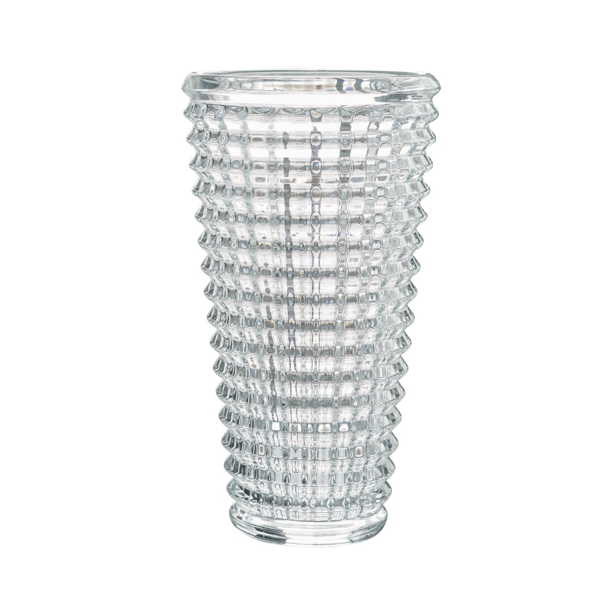 Artekko Artekko Glassy Γυάλινο Διάφανο Βάζο (15x15x27.5)cm 72446