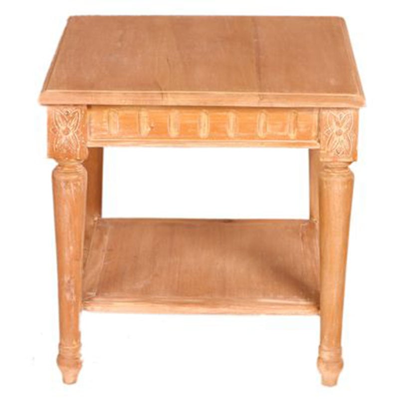 Artekko Artekko Roolt Ξύλινο Μασίφ Κομοδίνο (50x50x50)cm 730-2019
