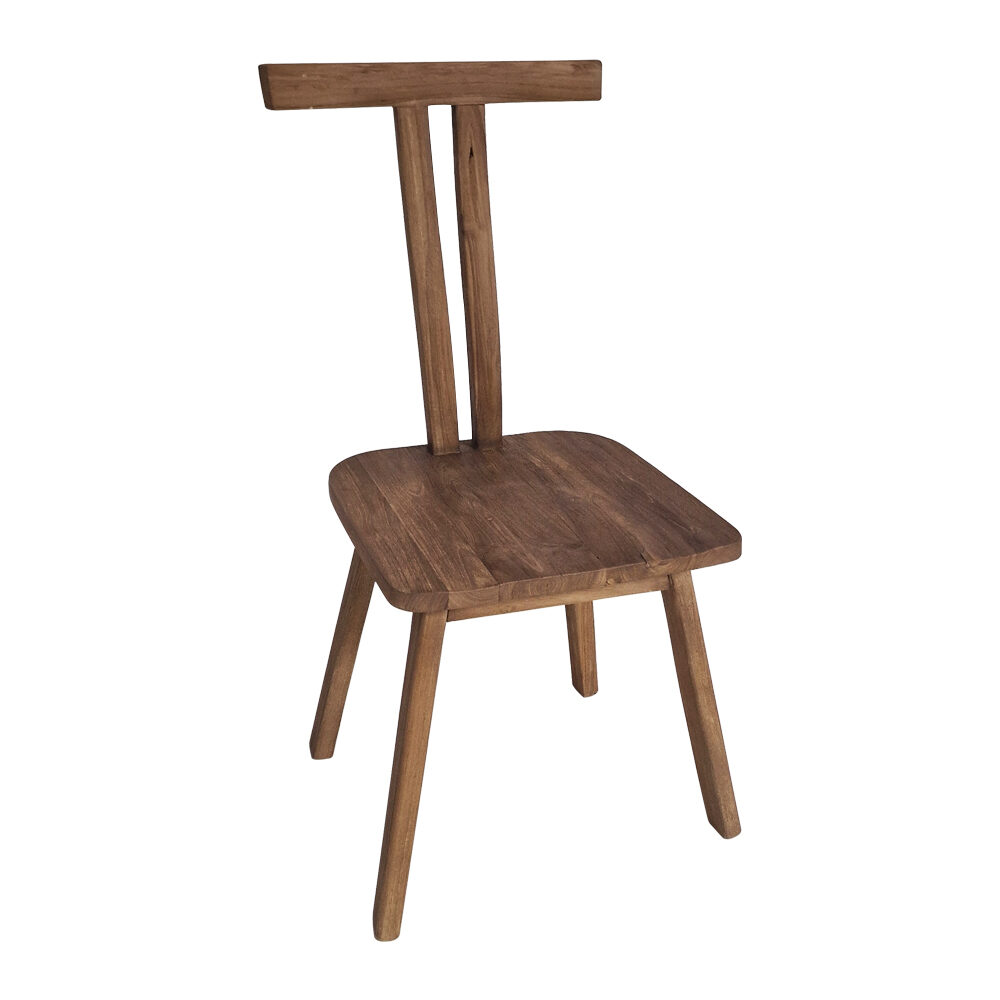 Artekko Artekko Munggur Ξύλινη Καρέκλα σε Φυσική Απόχρωση (53x45x93)cm 730-3208
