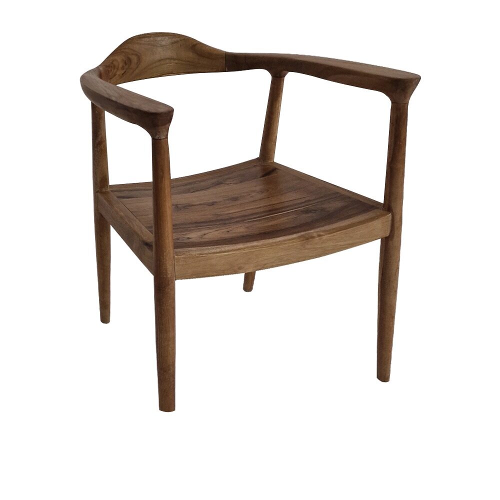 Artekko Artekko Munggur Ξύλινη Καρέκλα σε Φυσική Απόχρωση (58x50x70)cm 730-3251
