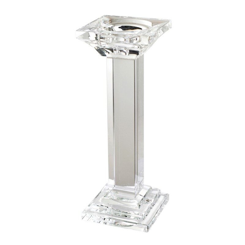 Artekko Artekko Leon Διάφανο Κρυστάλλινο Κηροπήγιο (10.2x10.2x29.7)cm 73040
