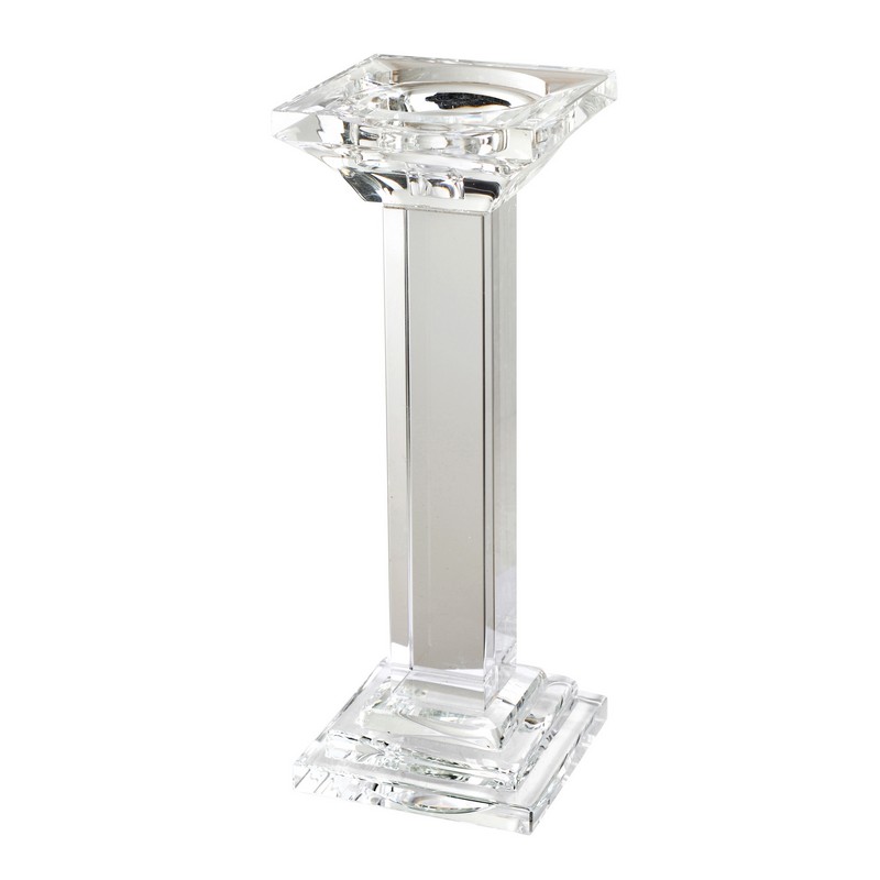 Artekko Artekko Leon Διάφανο Κρυστάλλινο Κηροπήγιο (10.2x10.2x29.7)cm 73040