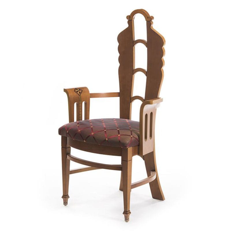 Artekko Artekko Ecraebsi Καρέκλα Ύφασμα με Ρόμβους "Art Deco" (64x46x114)cm 731-1007