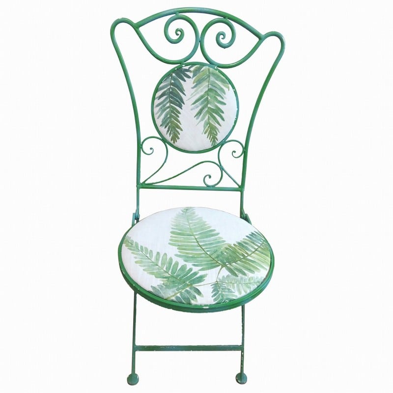 Artekko Artekko Glin Καρέκλα Μεταλλική Πράσινο (40x40x98)cm 742-2172