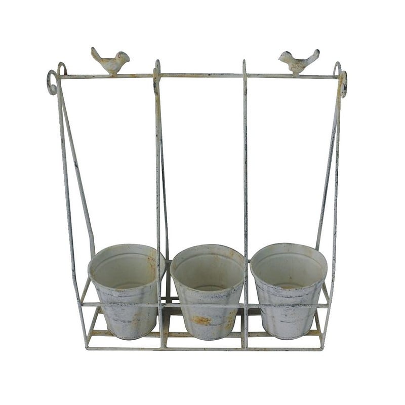 Artekko Artekko Oblae Κασπώ Μεταλλικό με 3 Θέσεις (40x13x42)cm 742-2228