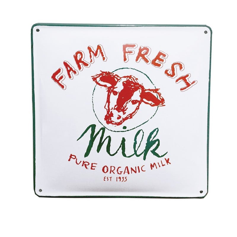 Artekko Artekko Nuachob Πινακίδα Επιτοίχια "Farm" (25x1x25)cm 742-2256