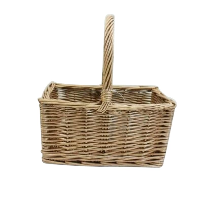 Artekko Artekko Rins Καφέ Ψάθινο Καλάθι 2Θέσεων (29x16x29)cm 742-2281