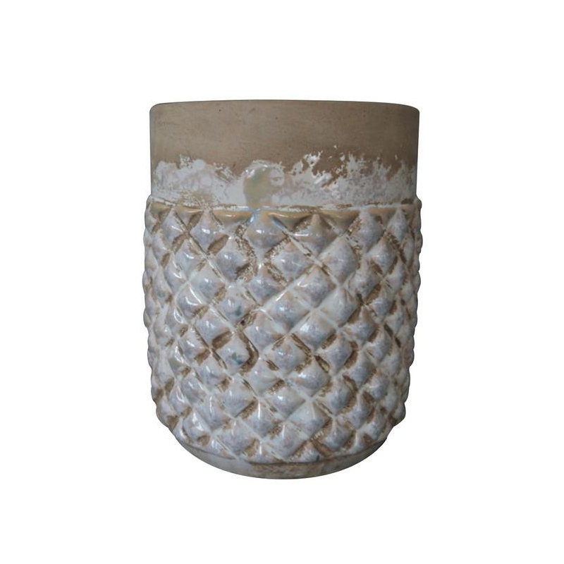 Artekko Artekko Thaokt Βάζο Κεραμικό Μπεζ (20x14x20)cm 742-2391