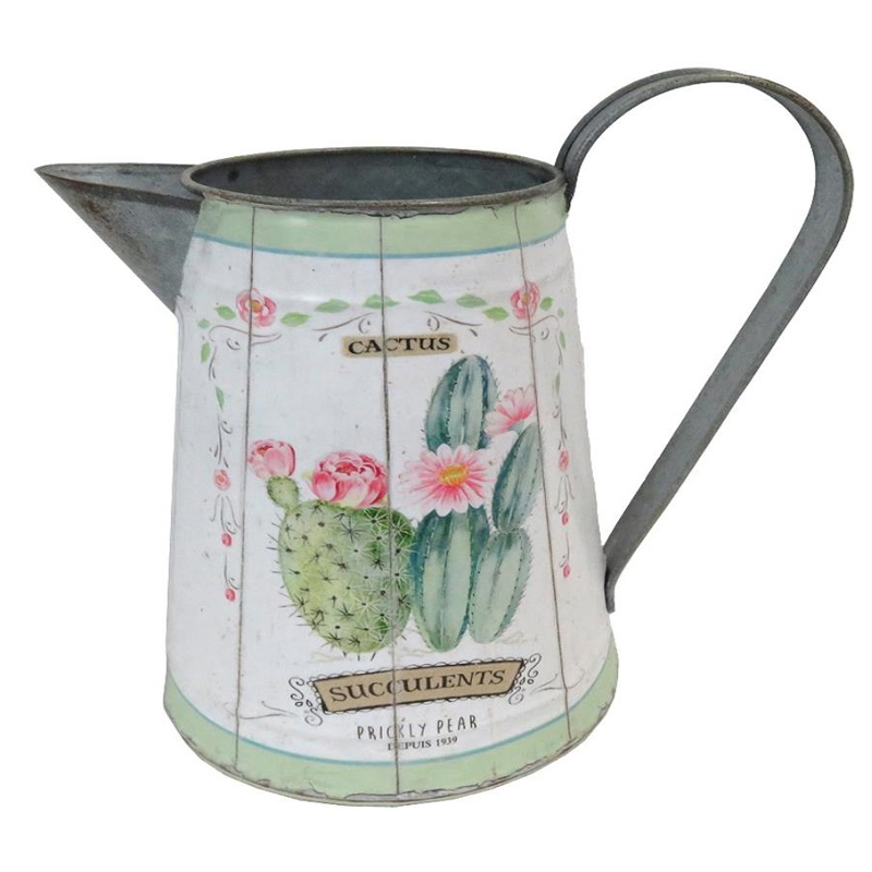 Artekko Artekko Pitcher Διακοσμητική  Κανάτα Τσίγκινη Πολύχρωμη (19x13x21)cm 742-2419