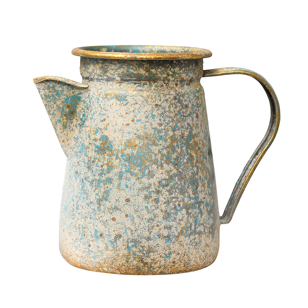 Artekko Artekko Pitcher Μεταλλική Διακοσμητική Κανάτα με Οξείδωση (17x12x20)cm 742-2471