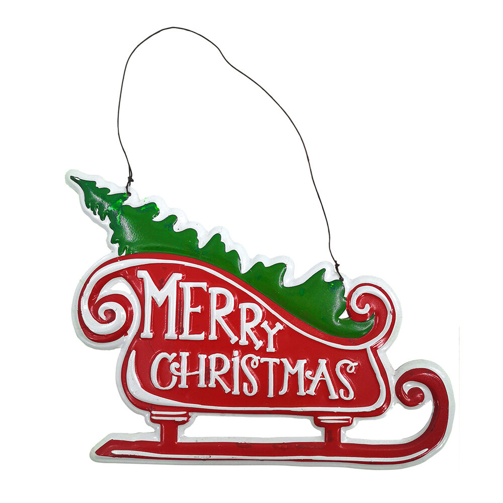 Artekko Artekko Xmas Μεταλλική Διακοσμητική Πινακίδα Τοίχου (22x17x1)cm 742-2478