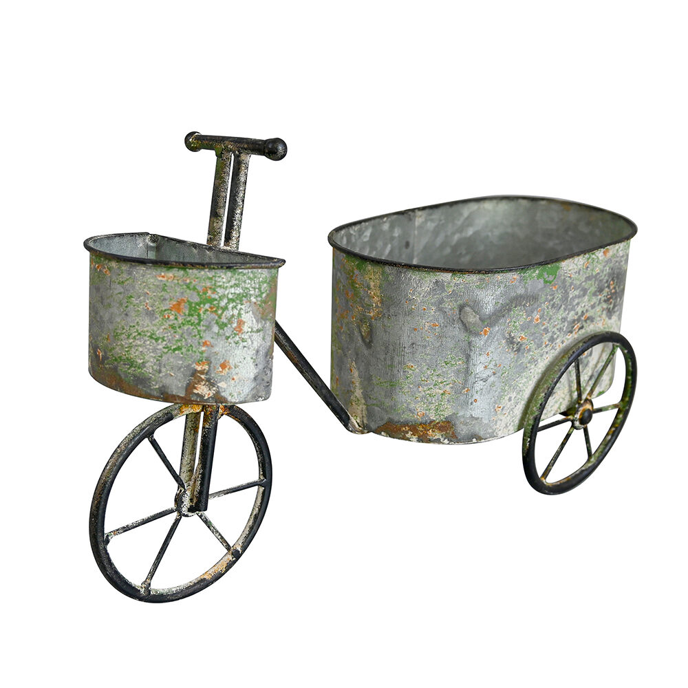 Artekko Artekko Planter Πράσινο Μεταλλικό Ποδήλατο Κασπώ (41x15x22)cm 742-2510