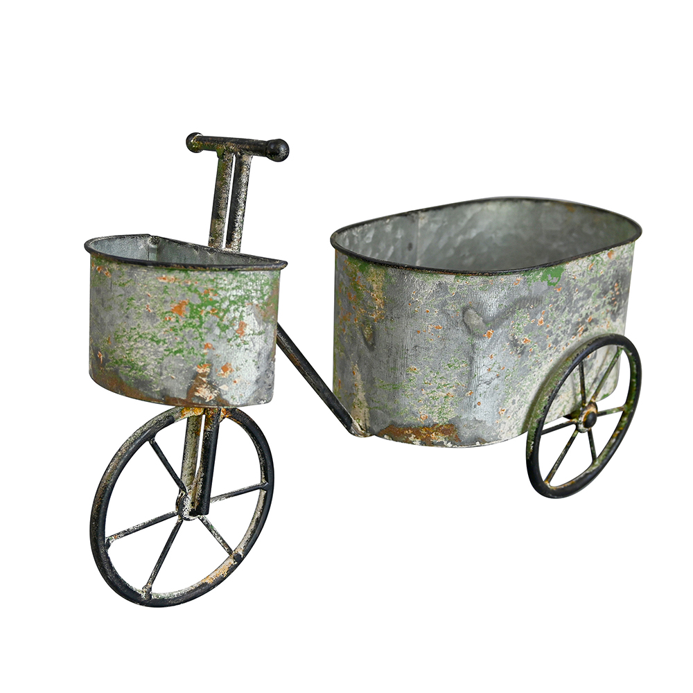 Artekko Artekko Planter Πράσινο Μεταλλικό Ποδήλατο Κασπώ (41x15x22)cm 742-2510
