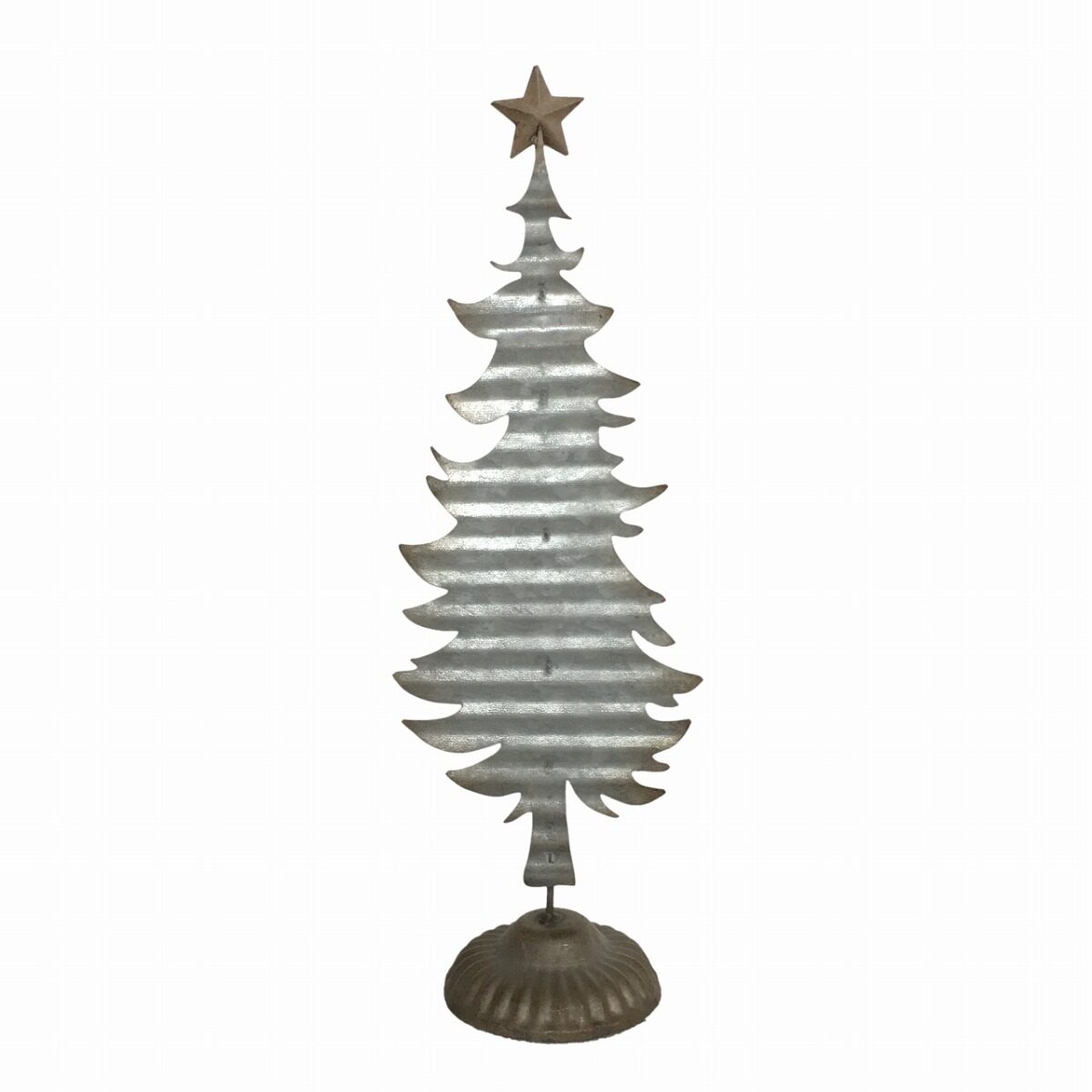 Artekko Artekko Xmas Γκρι Μεταλλικό Διακοσμητικό Δεντράκι (14x10x42)cm 742-2536