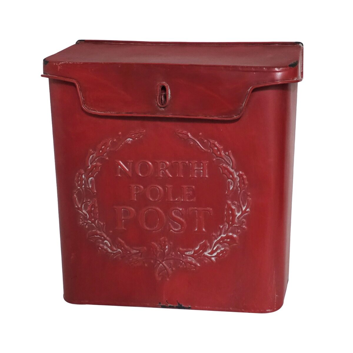 Artekko Artekko Xmas Mailbox Κόκκινο Μεταλλικό Γραμματοκιβώτιο (27x10x30)cm 742-2618