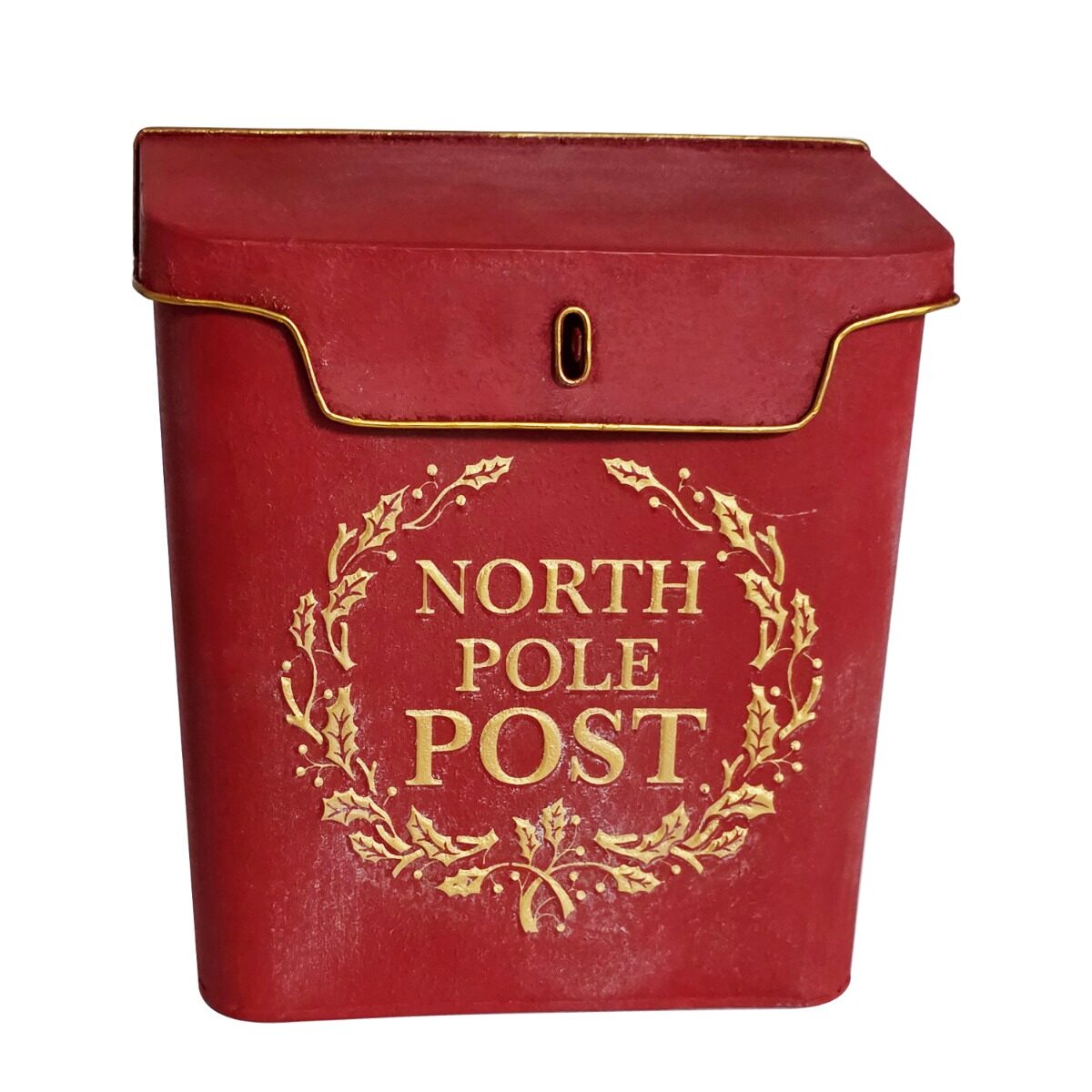 Artekko Artekko Xmas Mailbox Κόκκινο Μεταλλικό Γραμματοκιβώτιο (27x10x30)cm 742-2619