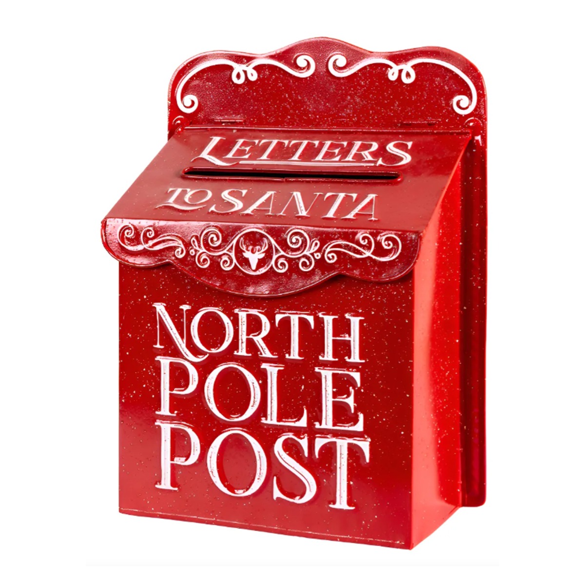 Artekko Artekko Xmas Mailbox Κόκκινο Μεταλλικό Γραμματοκιβώτιο (26x12x35)cm 742-2625