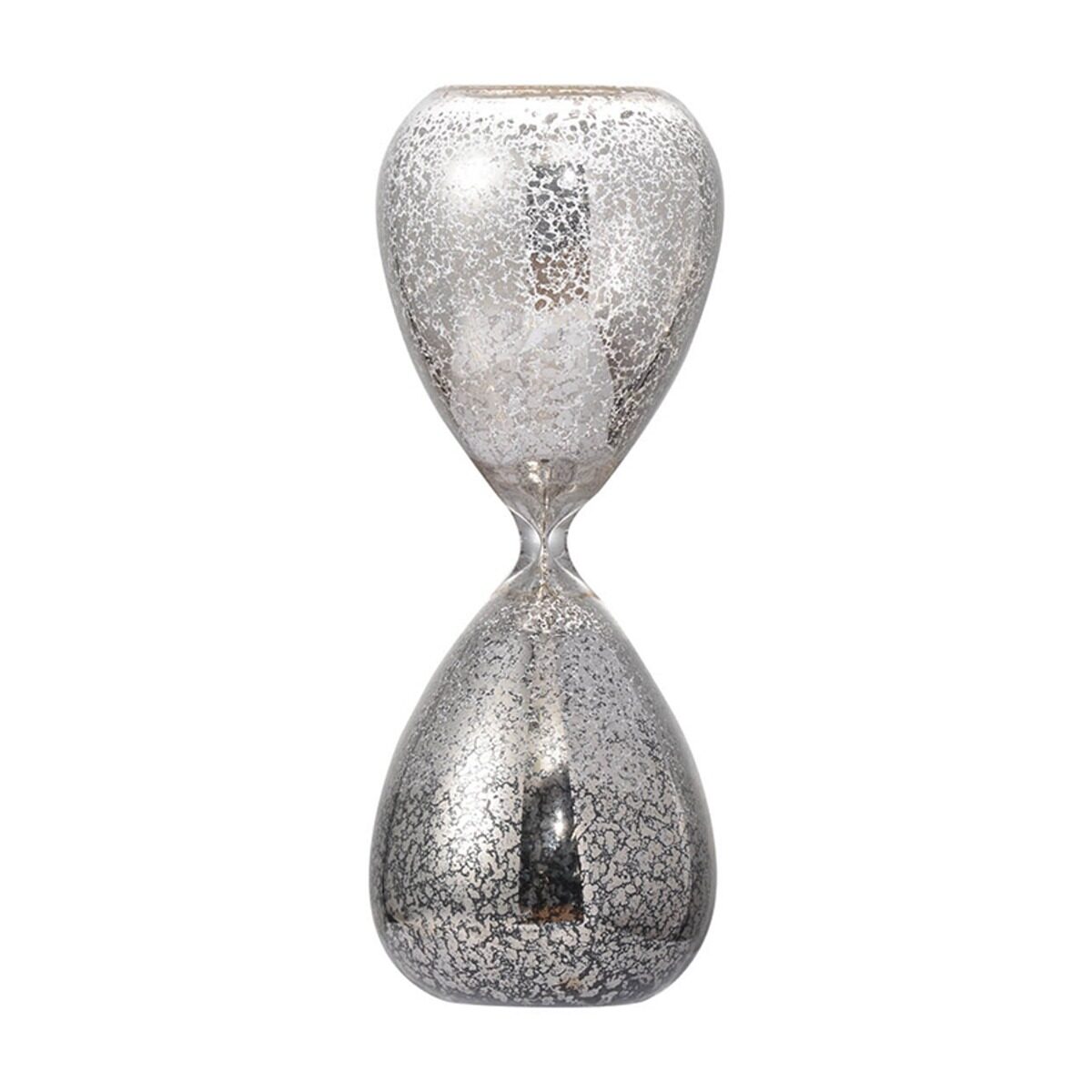 Artekko Artekko Hourglass Γυάλινη Διακοσμητική Κλεψύδρα με Λευκή Άμμο (9x9x25.4)cm 75017-WHIT