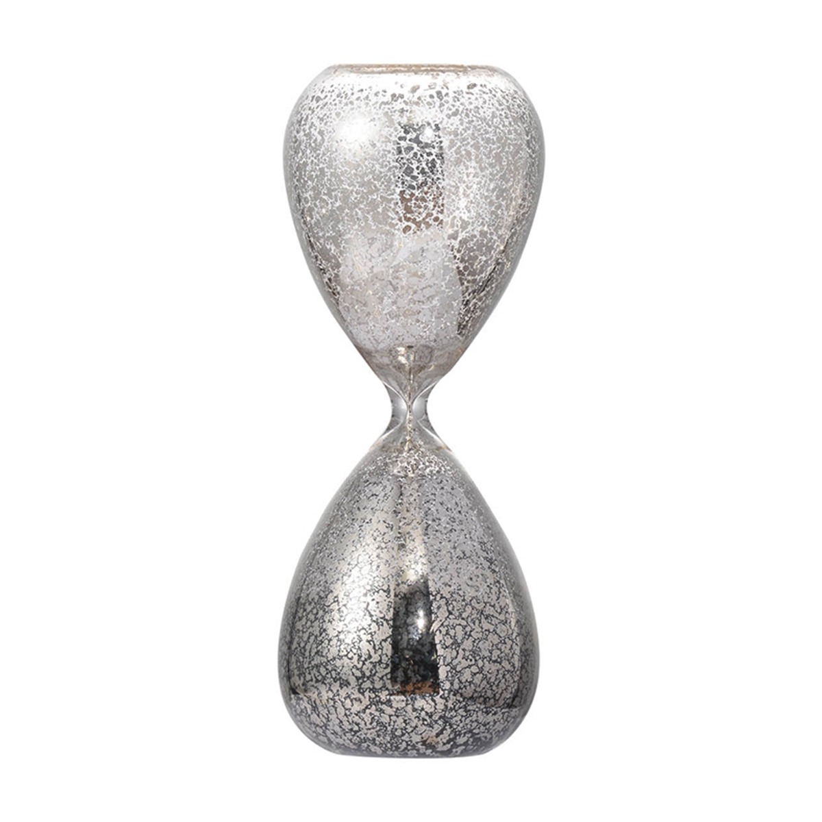 Artekko Artekko Hourglass Γυάλινη Διακοσμητική Κλεψύδρα με Λευκή Άμμο (9x9x25.4)cm 75017-WHIT