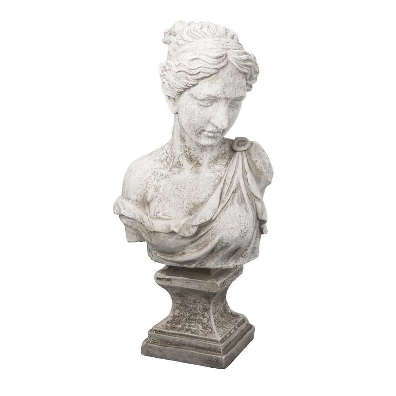 Artekko Artekko Bust Διακοσμητικό Γυναικεία Προτομή Τερακότα Λευκό 76850