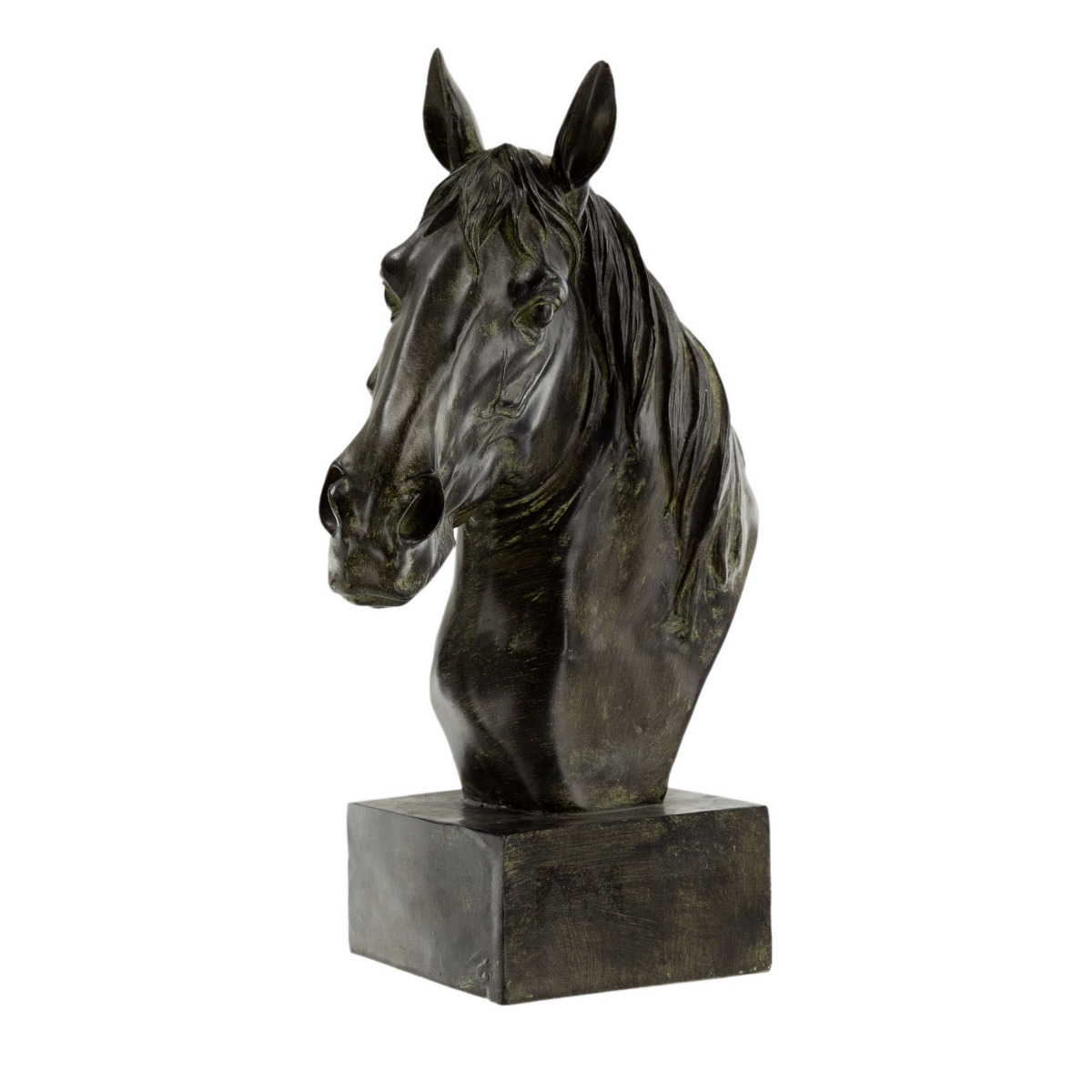 Artekko Artekko Horse Μαύρο Διακοσμητικό Κεφάλι Αλόγου από Ρητίνη (33x14.5x40)cm 76871