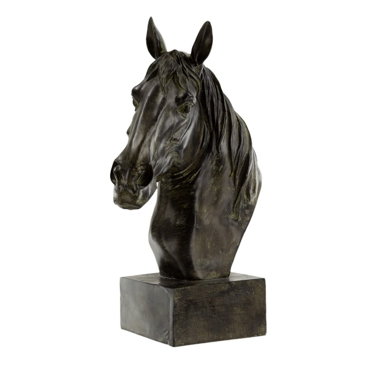 Artekko Artekko Horse Μαύρο Διακοσμητικό Κεφάλι Αλόγου από Ρητίνη (33x14.5x40)cm 76871