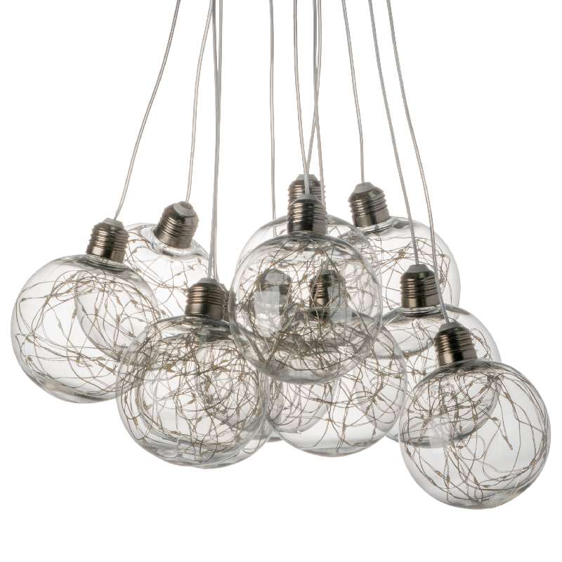 Artekko Artekko Globes Φωτιστικό Οροφής με Led Διάφανο (37x40x104)cm 77091