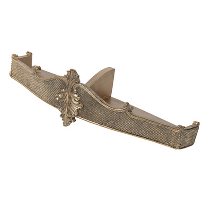 Artekko Artekko Wall Shelf Χρυσό Ράφι Τοίχου από Ρητίνη (59x16x15)cm 77126