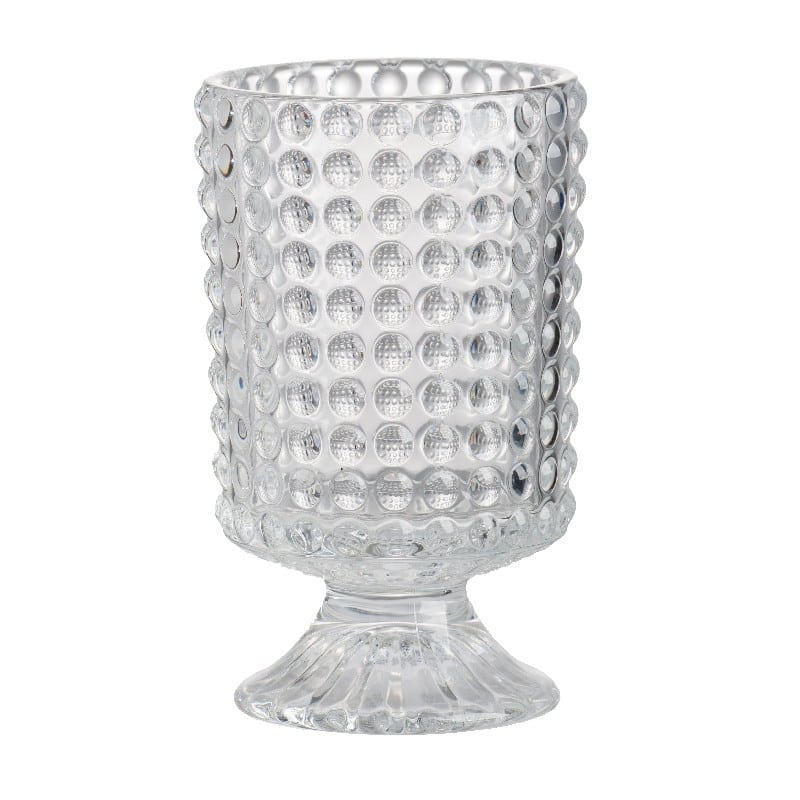 Artekko Artekko Urn Διάφανο Γυάλινο Διακοσμητικό Κηροπήγιο Βάζο (10.5x10.5x18.5)cm 77278