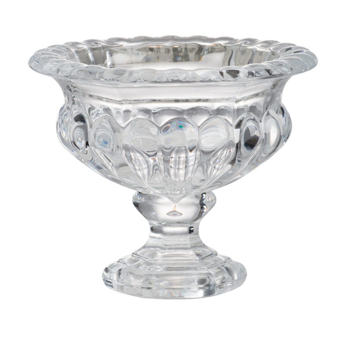 Artekko Artekko Urn Γυάλινο Διάφανο Διακοσμητικό Δοχείο Μπολ (13x13x11)cm 77284
