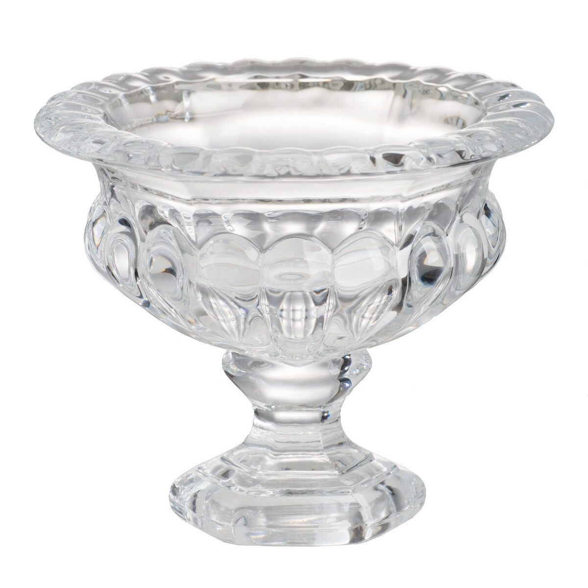 Artekko Artekko Urn Γυάλινο Διάφανο Διακοσμητικό Δοχείο Μπολ (19.5x19.5x16)cm 77285