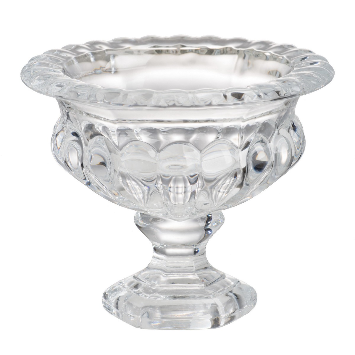 Artekko Artekko Urn Γυάλινο Διάφανο Διακοσμητικό Δοχείο Μπολ (19.5x19.5x16)cm 77285