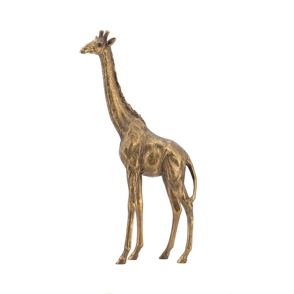 Artekko Artekko Animal Χρυσό Επιτραπέζιο Διακοσμητικό Καμηλοπάρδαλης από Ρητίνη (15x5.5x28.5)cm 77515