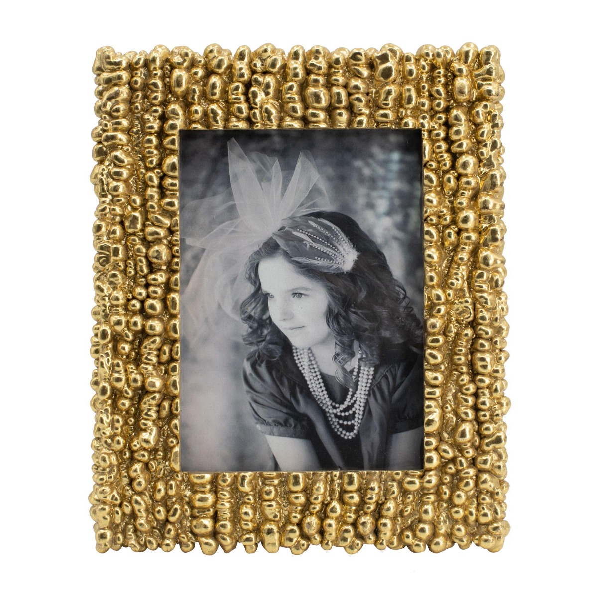 Artekko Artekko Frame Χρυσή Κορνίζα Ρητίνης για Φωτογραφία 5Χ7" (21x2.5x25)cm 77616