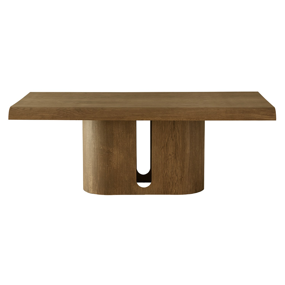 Artekko Artekko Asos Καφέ Τραπεζαρία MDF (200x110x77)cm 783-6501