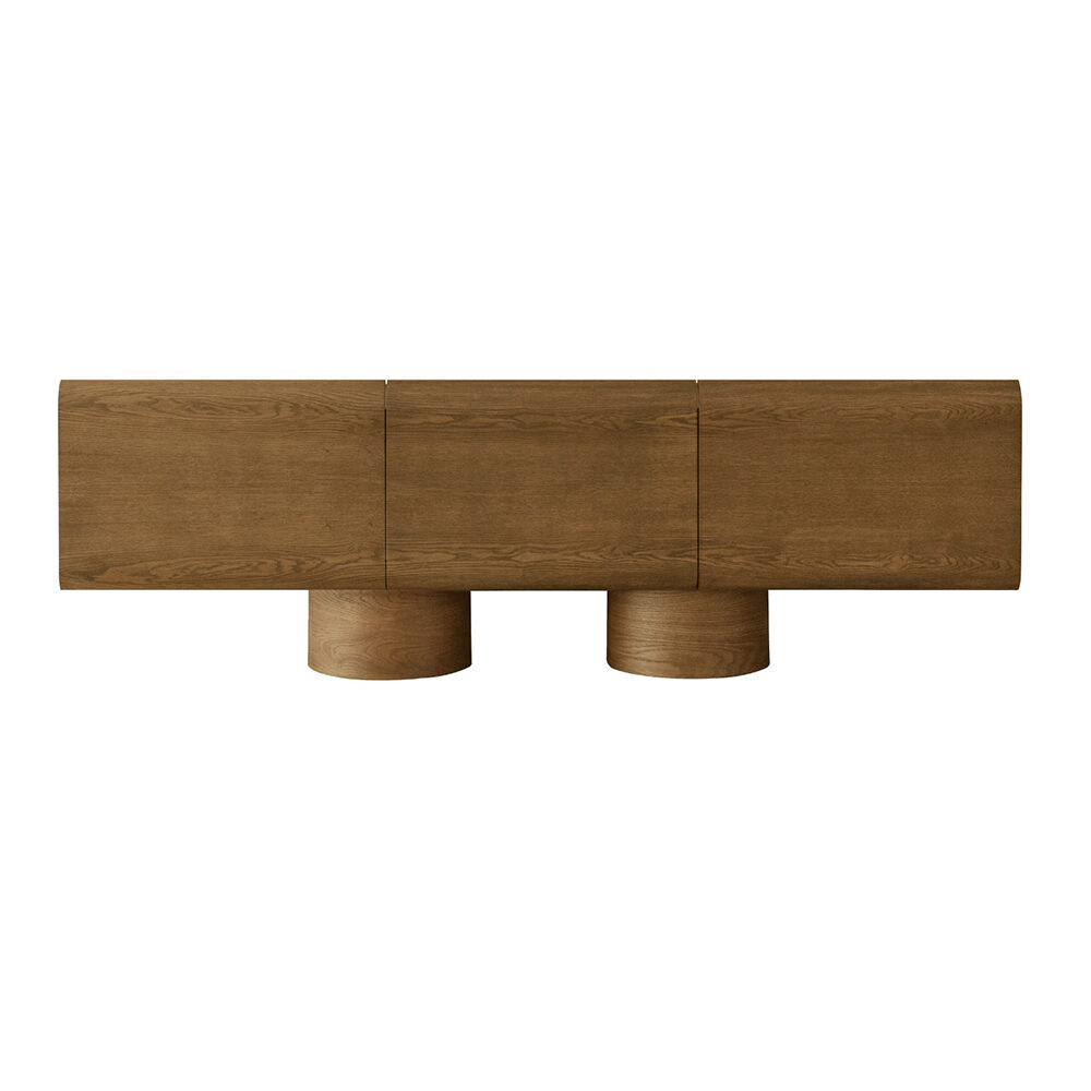Artekko Artekko Asos Καφέ Έπιπλο Τηλεόρασης MDF (205x45x67)cm 783-6502