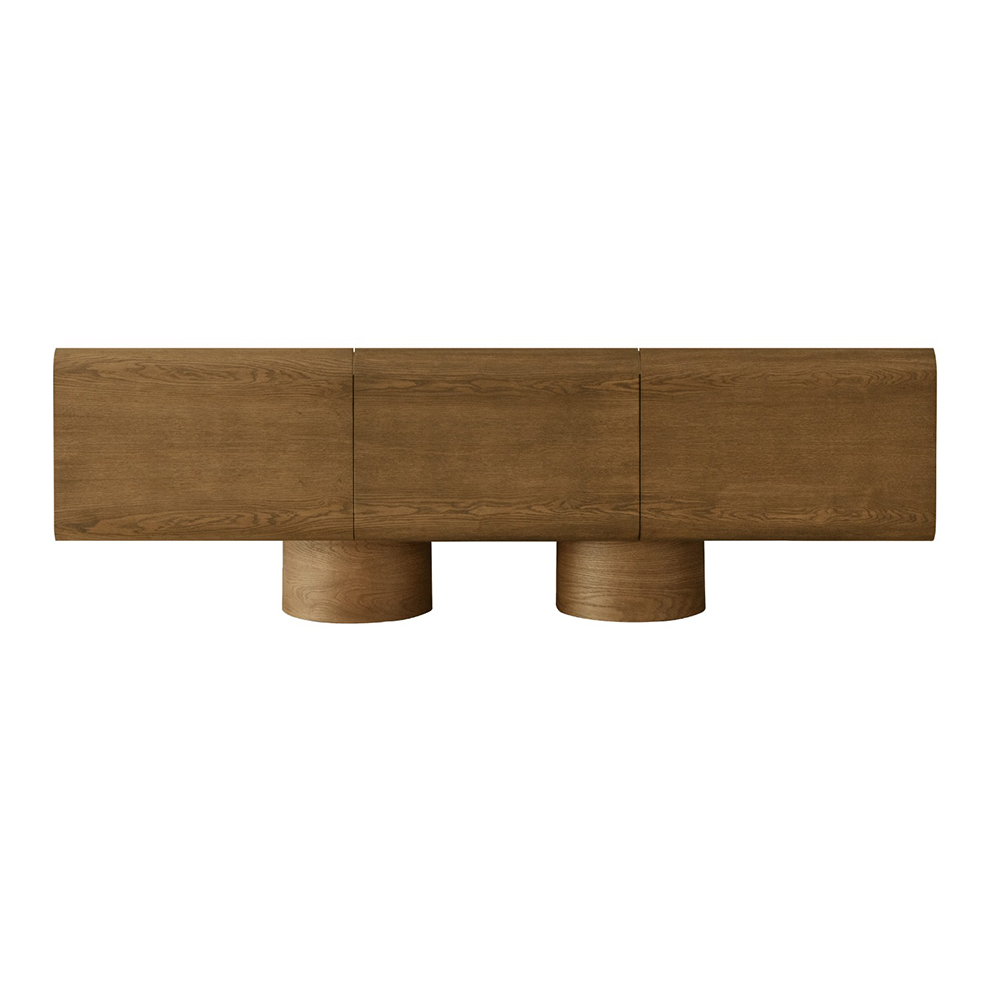 Artekko Artekko Asos Καφέ Έπιπλο Τηλεόρασης MDF (205x45x67)cm 783-6502