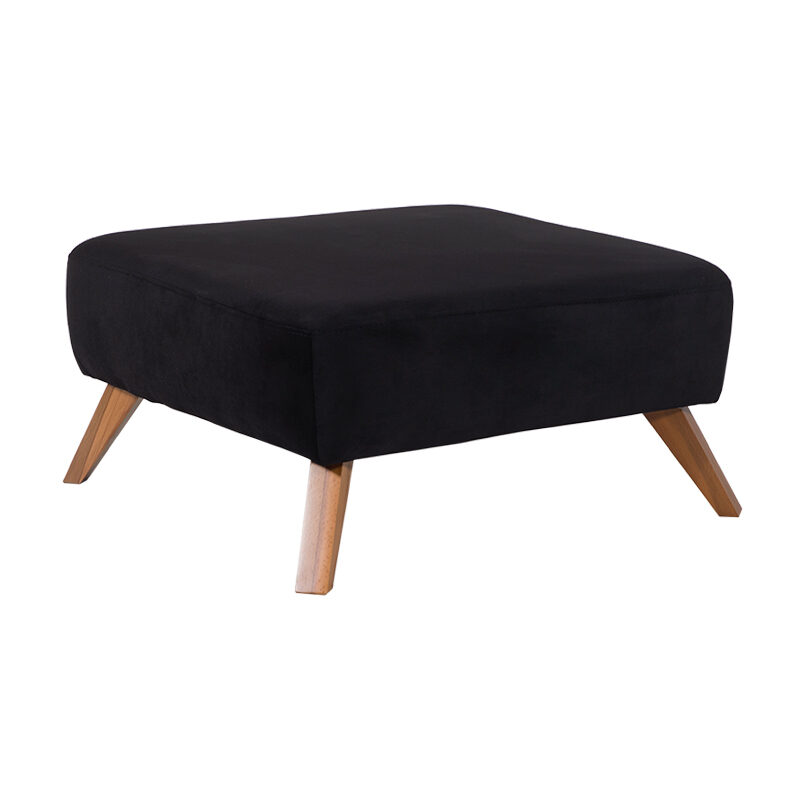 Artekko Artekko Σκαμπώ NIL 80x80x47 ύφασμα Iga 1019 και ξύλινα πόδια 783-7121