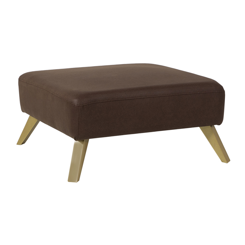 Artekko Artekko Σκαμπώ NIL 80x80x47 ύφασμα Vena 04 και ξύλινα πόδια 783-7122