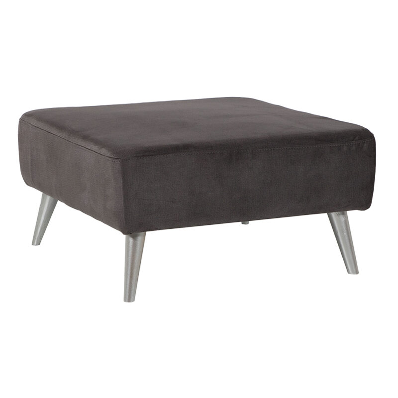 Artekko Artekko Σκαμπώ NIL 80x80x47 ύφασμα Iga 1008 και ξύλινα πόδια 783-7125