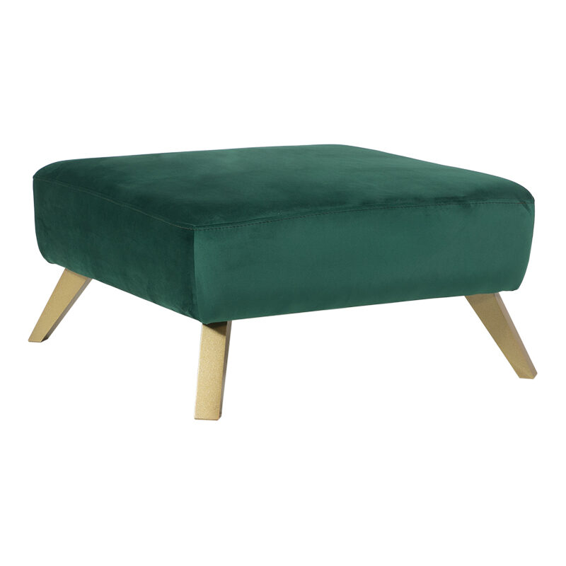 Artekko Artekko Σκαμπώ NIL 80x80x47 ύφασμα Milano 29 και ξύλινα πόδια 783-7127