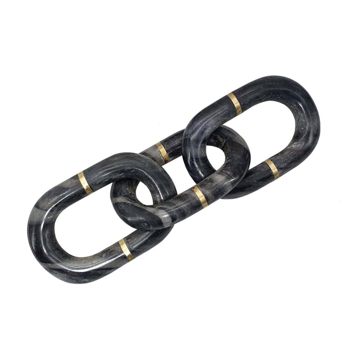 Artekko Artekko Marble Γκρι Μαρμάρινη Διακοσμητική Αλυσίδα (35.5x10x2.5)cm 78465